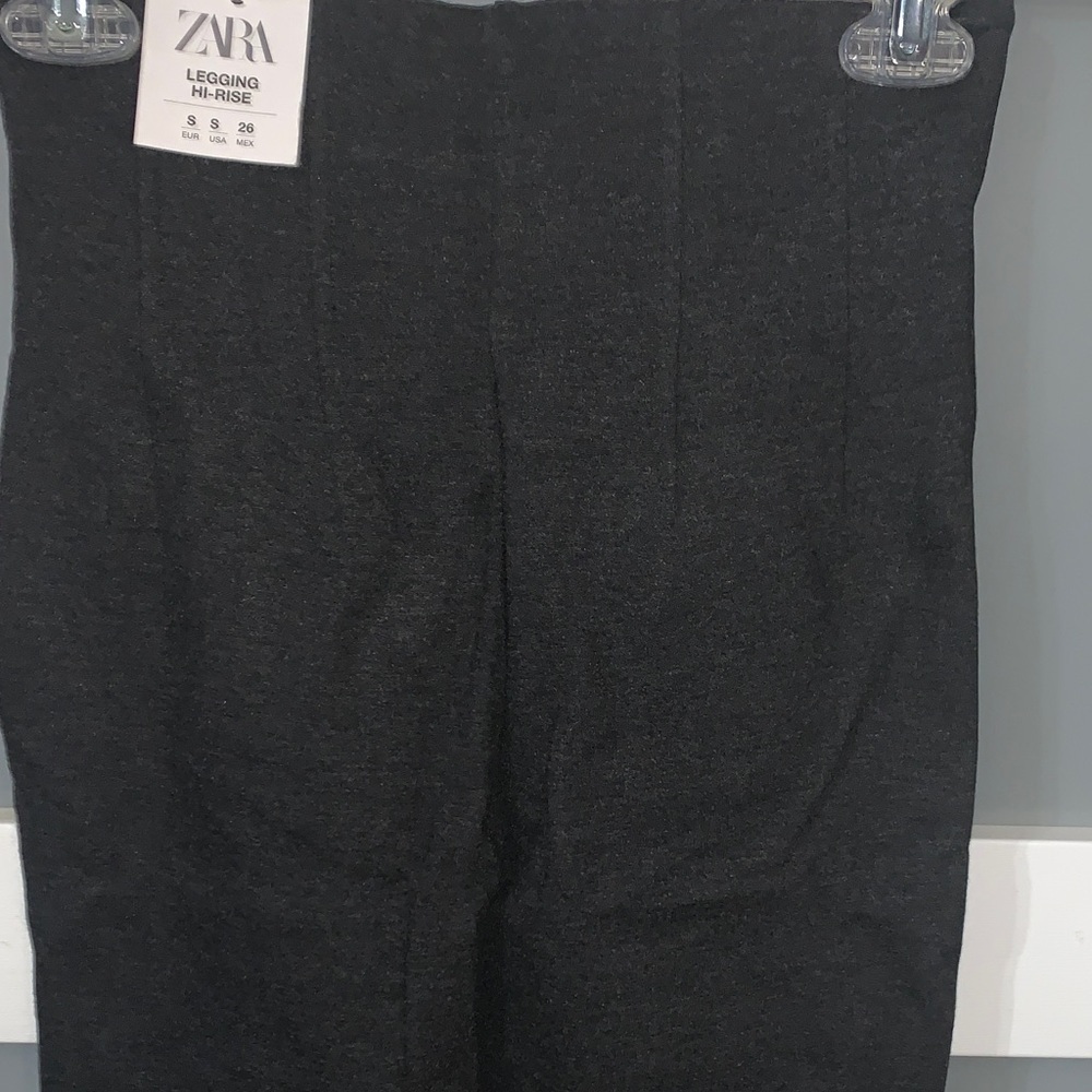 Zara Black High-Waisted Leggings - Picture 6 of 6